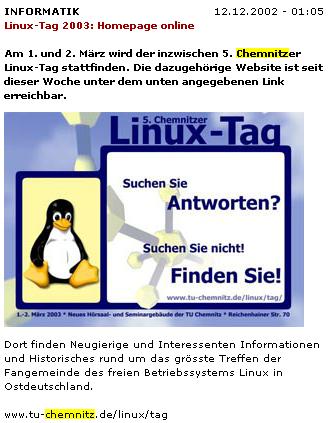 [Pressespiegel]