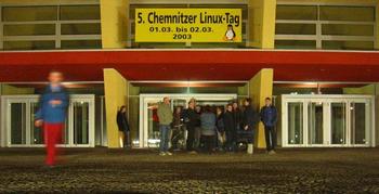 [Bild vom Team des 5. Chemnitzer Linux-Tag]