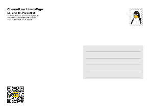 Postkarte Rückseite